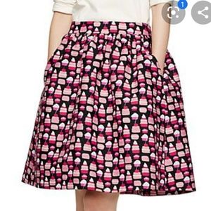 Kate Spade Petit Four Cupcake Skirt with Pockets